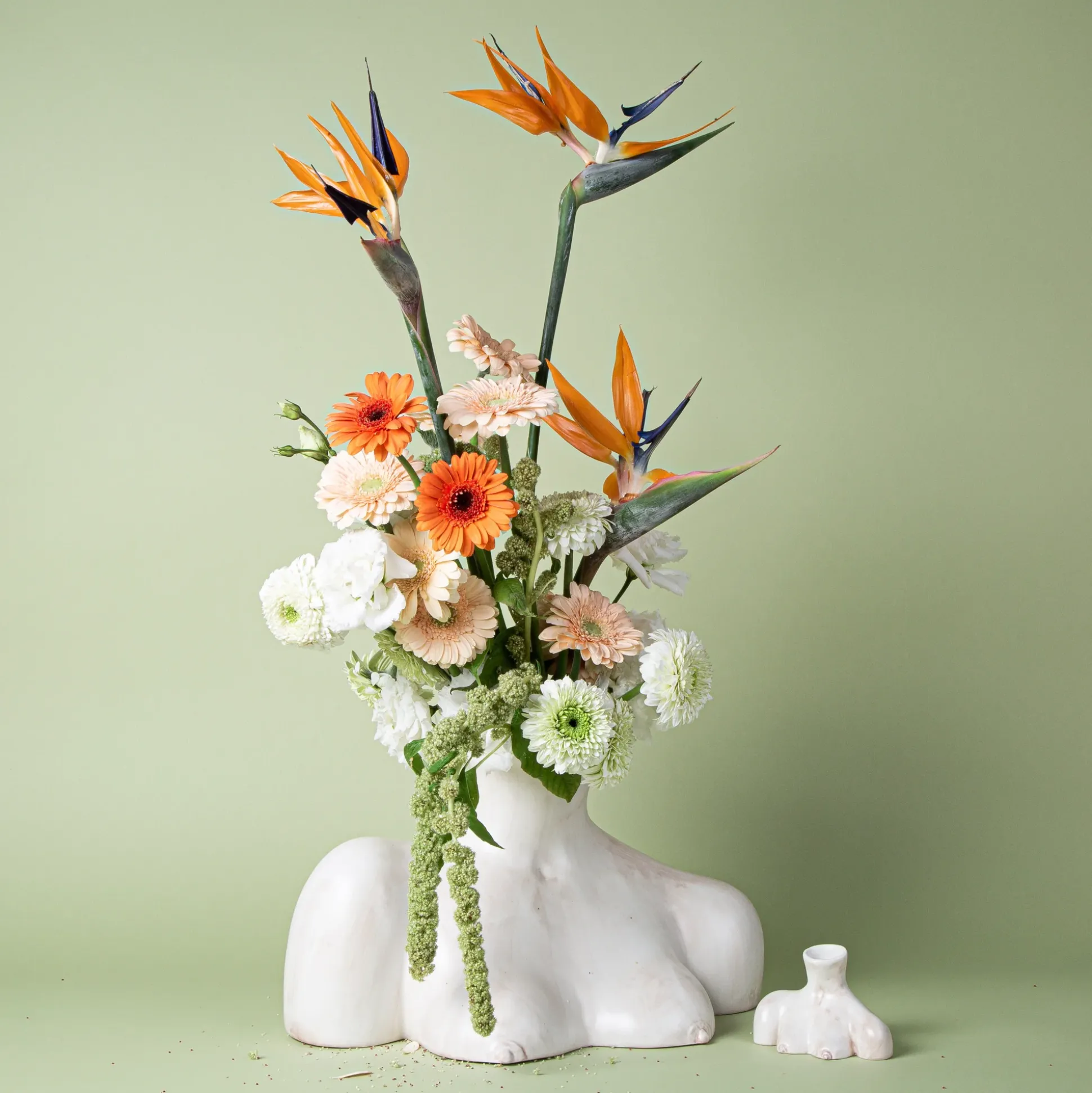 Breast Friend Vase (Matte Marble)