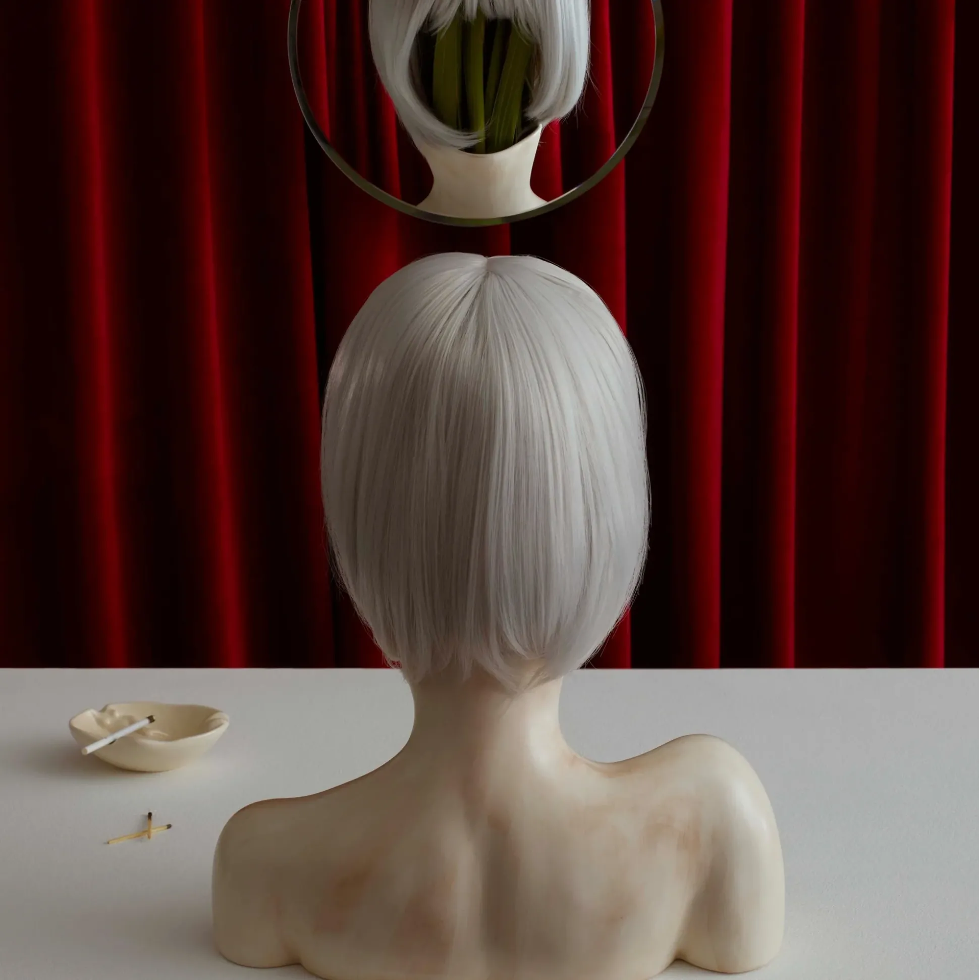 Breast Friend Vase (Matte Marble)
