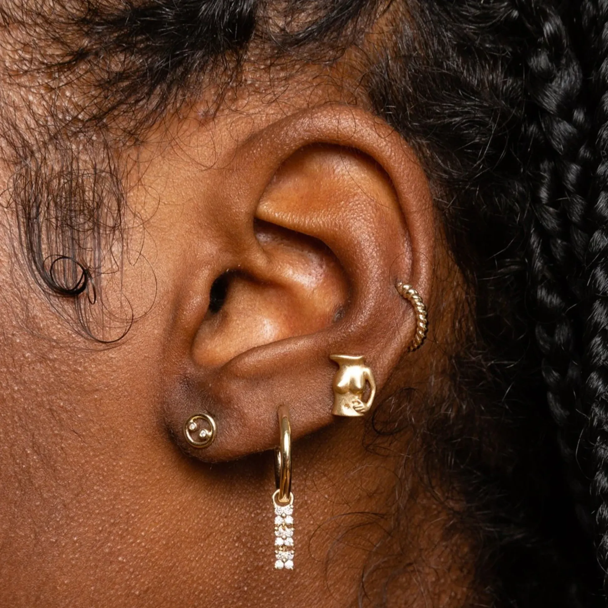 Bronte Dore Trio Hoop Earring