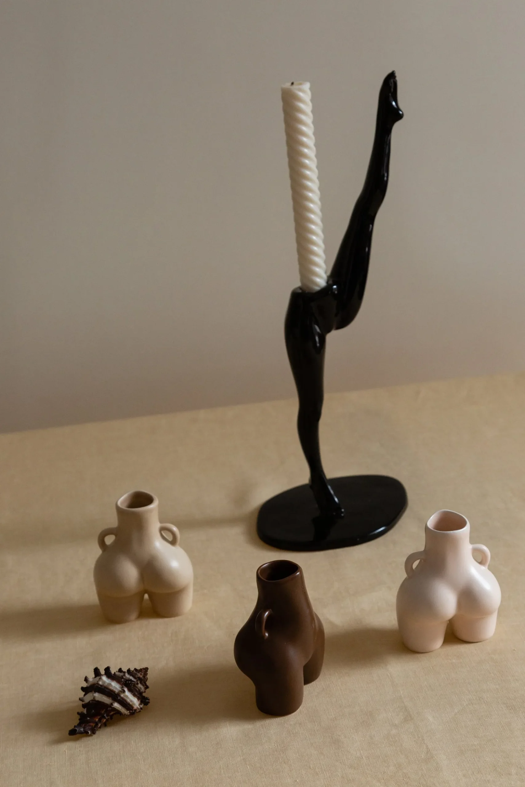 Can Candlestick (Black)