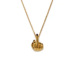 French For Goodnight Necklace (Black)