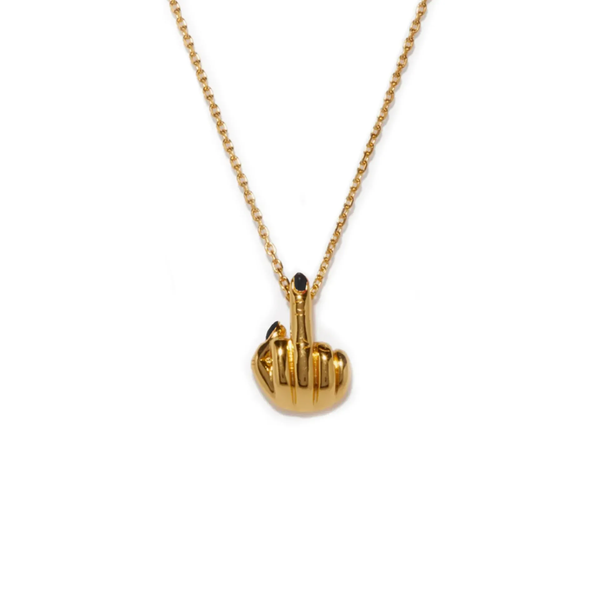 French For Goodnight Necklace (Black)