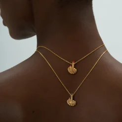 French For Goodnight Necklace (Black)
