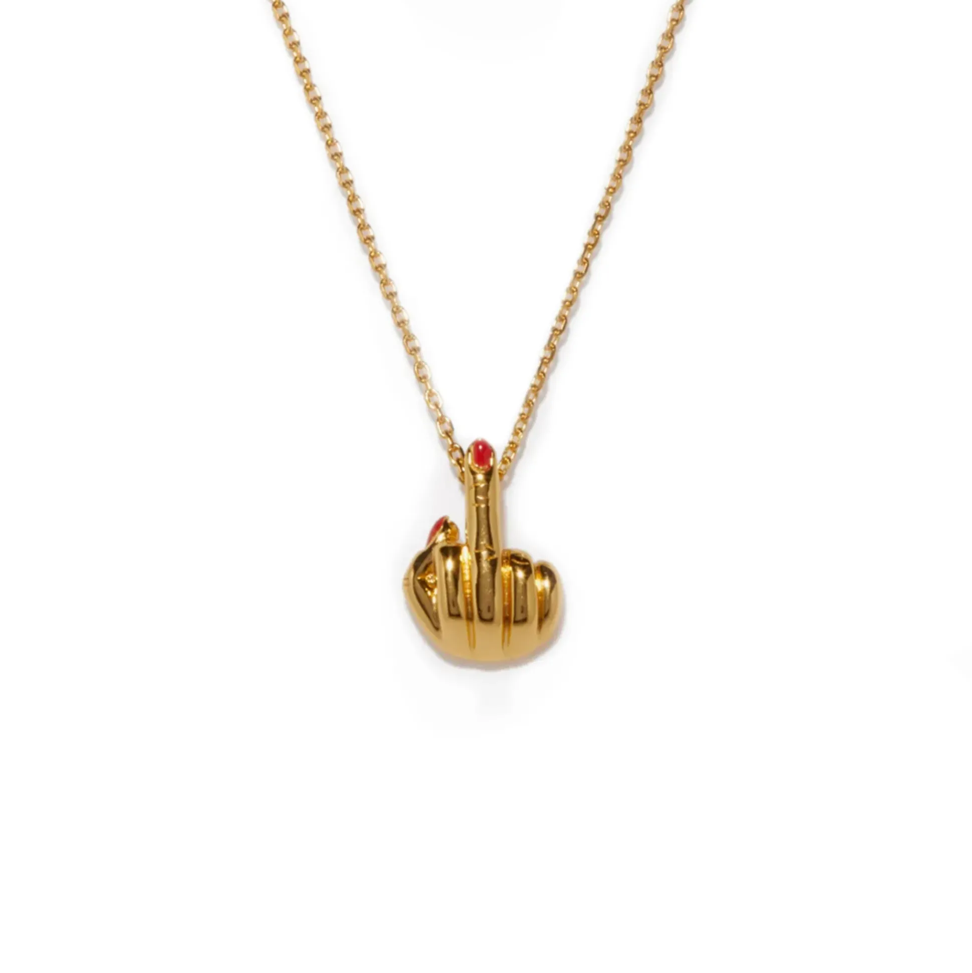 French For Goodnight Necklace (Red)