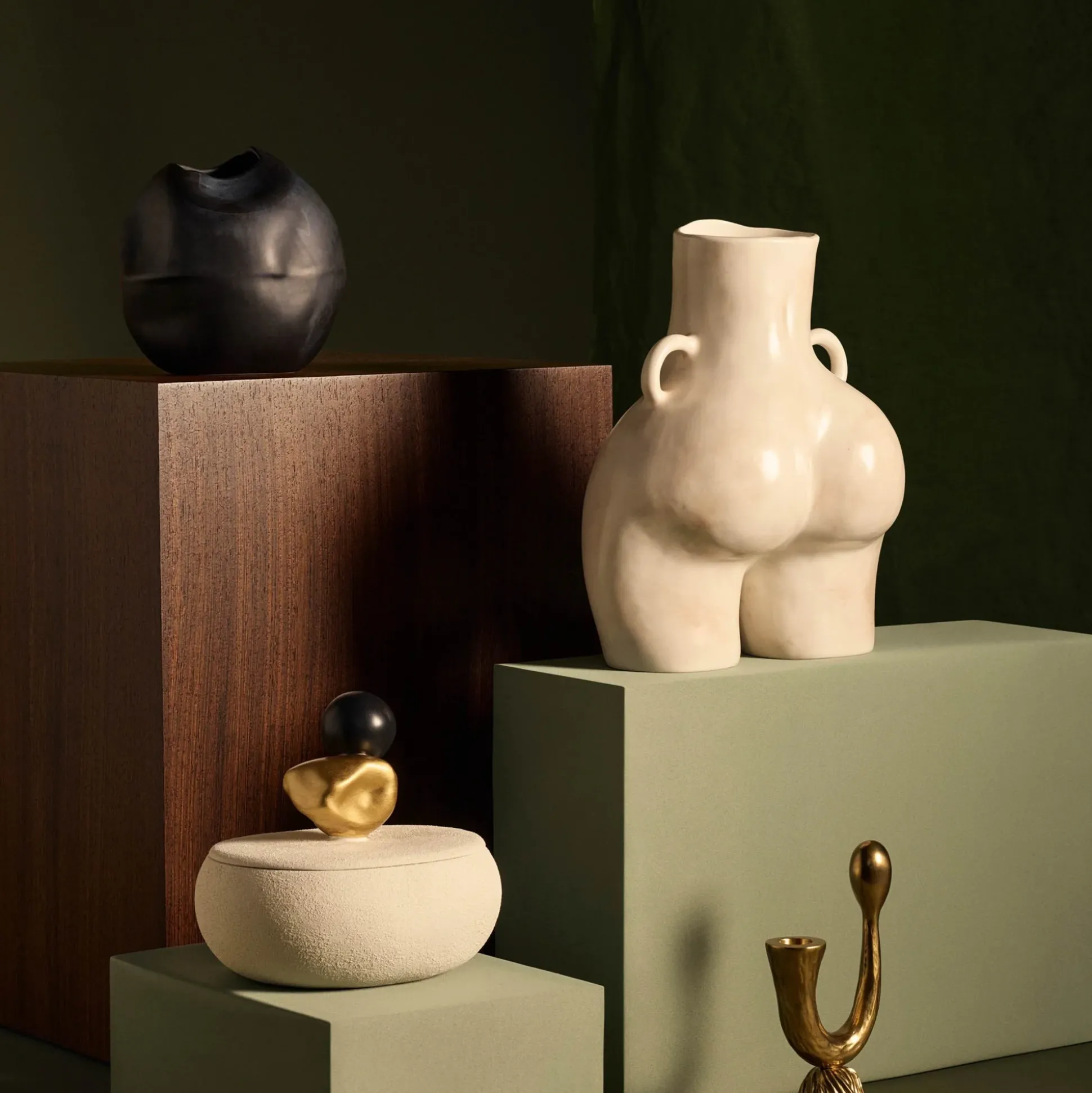 Love Handles Vase (Marble)