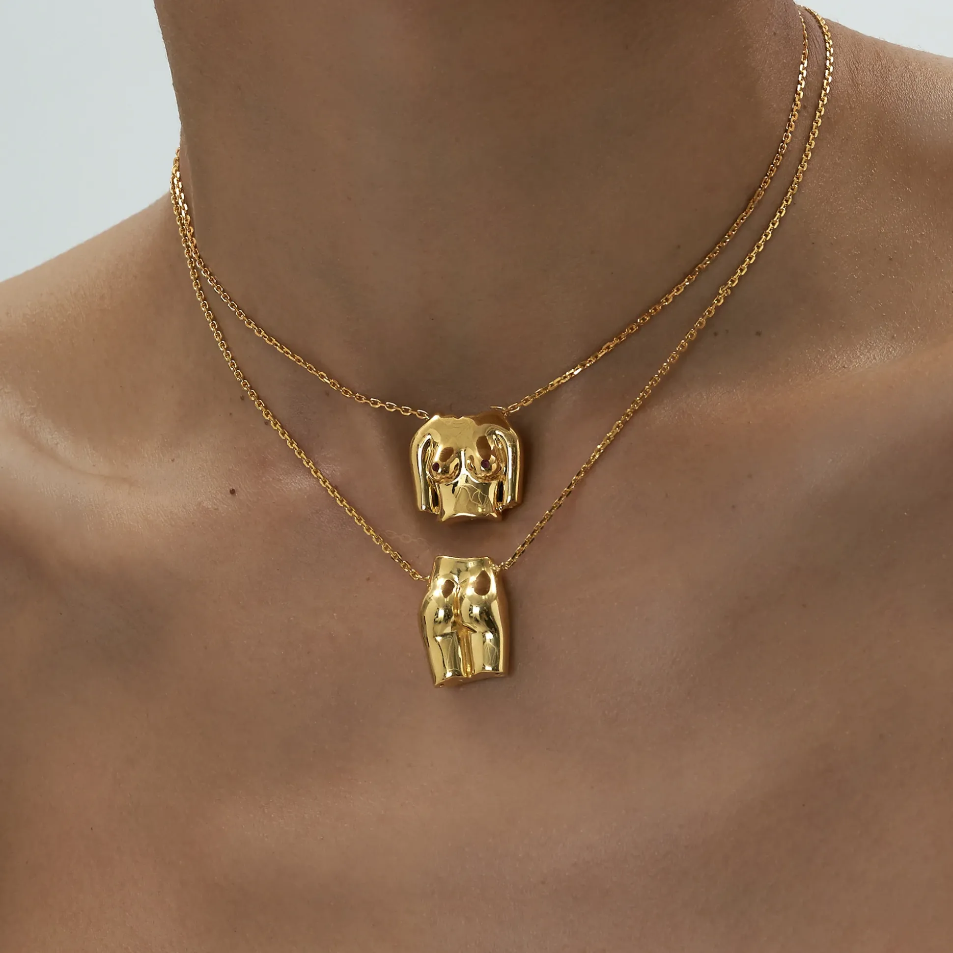 Rubies Boobies Necklace (Polished)