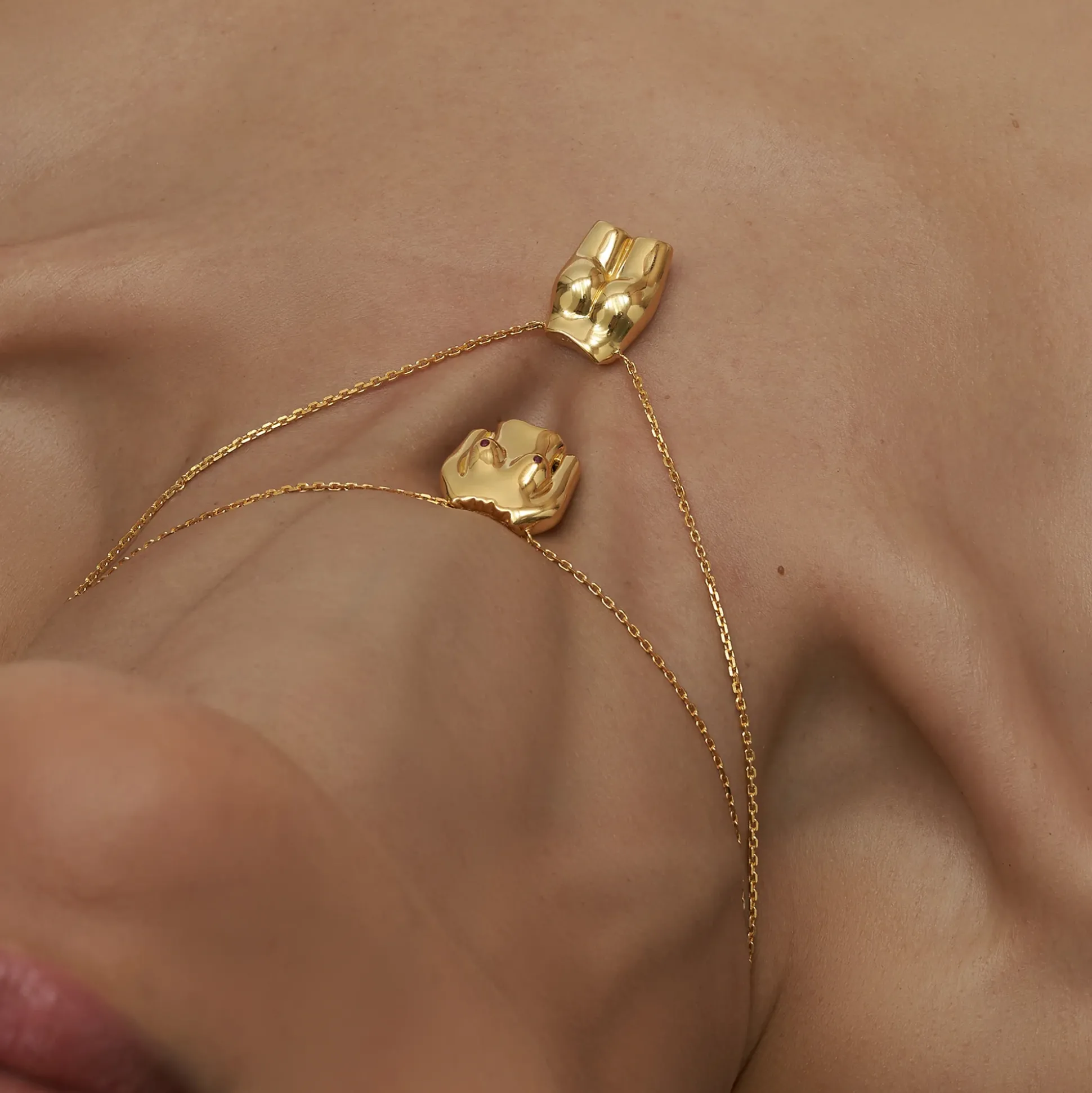 Rubies Boobies Necklace (Polished)