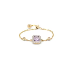 Square Amethyst Ring