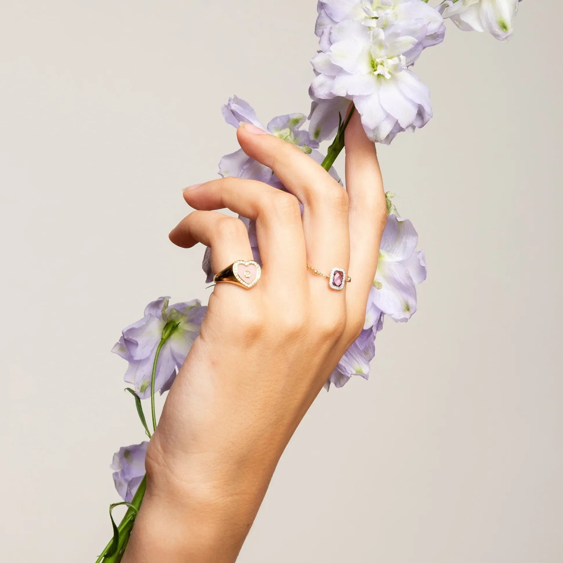 Square Amethyst Ring