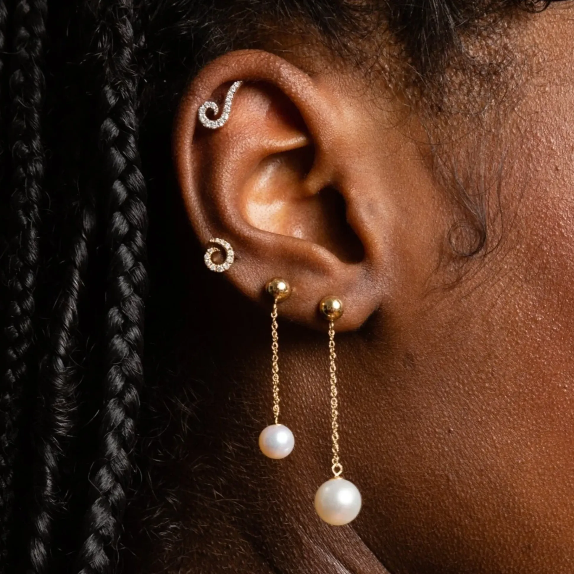 Swirl Stud
