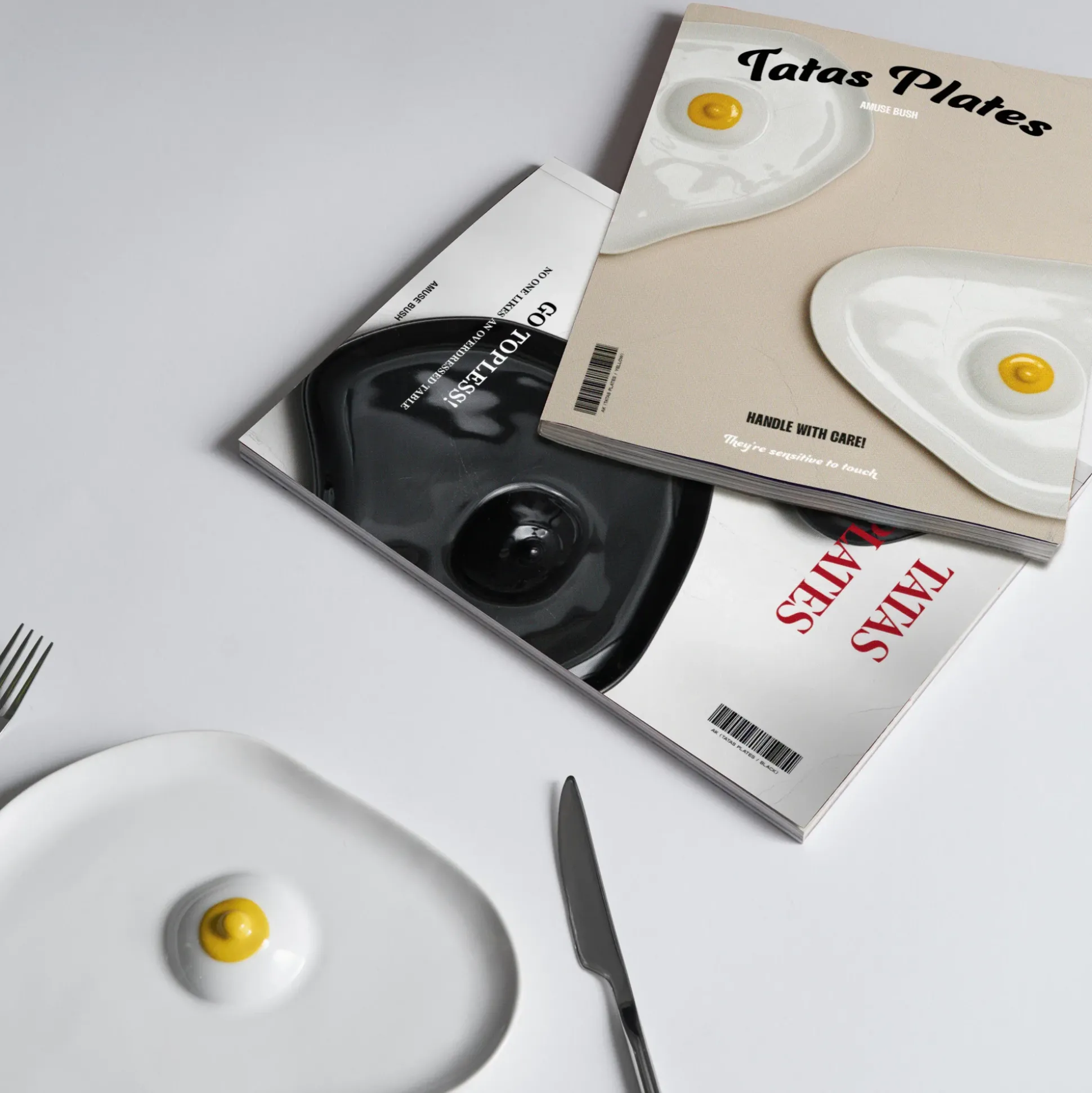 Tatas Plates (High-Shine Black)