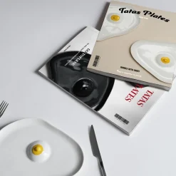 Tatas Plates (High-Shine White, Yellow)