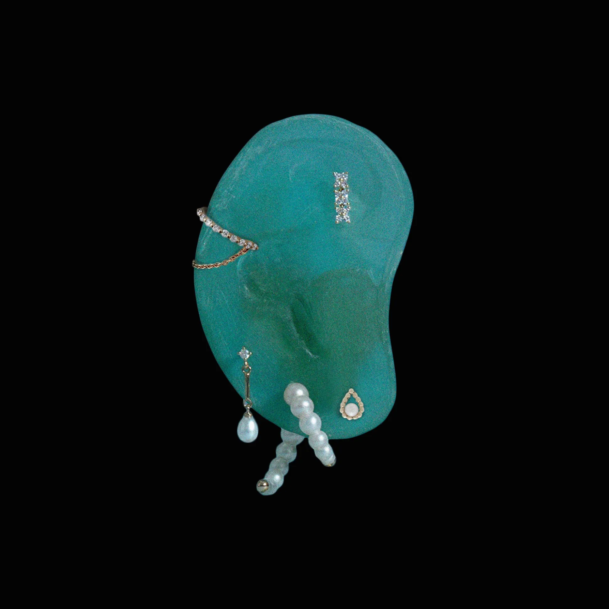 Tear-Drop Stud